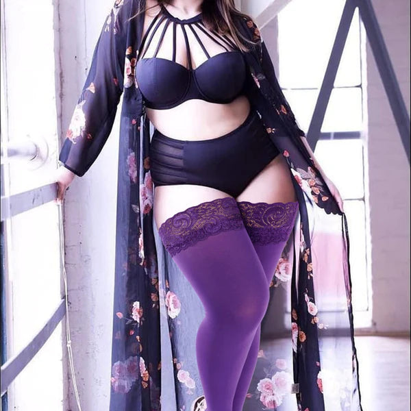 Plus Size Thigh High Stockings and Nylons