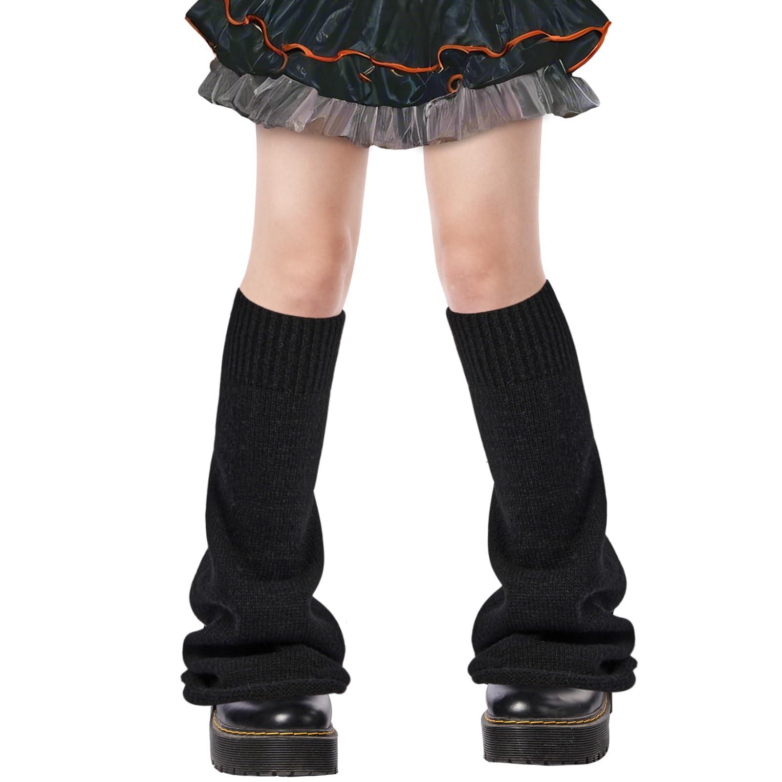 Leg Warmers for Women Knitted Goth Lolita | Moon Wood