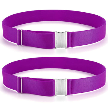 Plus Size Thigh Garter Belt-Purple