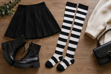 AI-generated editorial cover for Best Striped Thigh-High Socks for 2027: Playful Plus Size Picks: striped thigh-high socks and playful styling