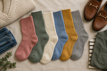 AI-generated editorial cover for Best Plus Size Socks for 2027: Comfort, Fit and Style Picks: plus-size socks and colorful sock styling
