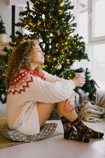 plus size christmas socks holiday gift guide moonwoodwear