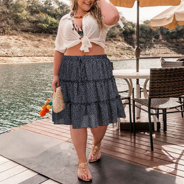 Plus Size Midi Skirts
