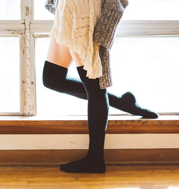 Over the Knee Socks - Moon Wood