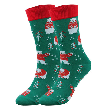 5 Pack Crew Socks for Christmas