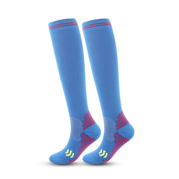 6 Pack Compression Socks Colorful