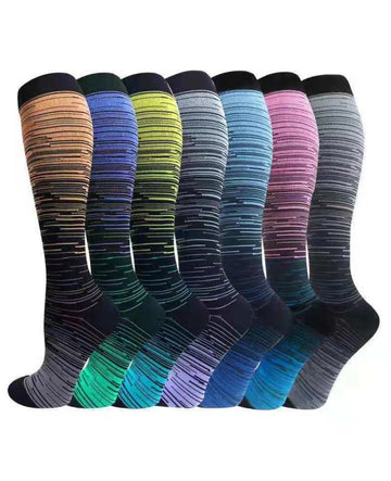 7 Pack Compression Socks for Women Men