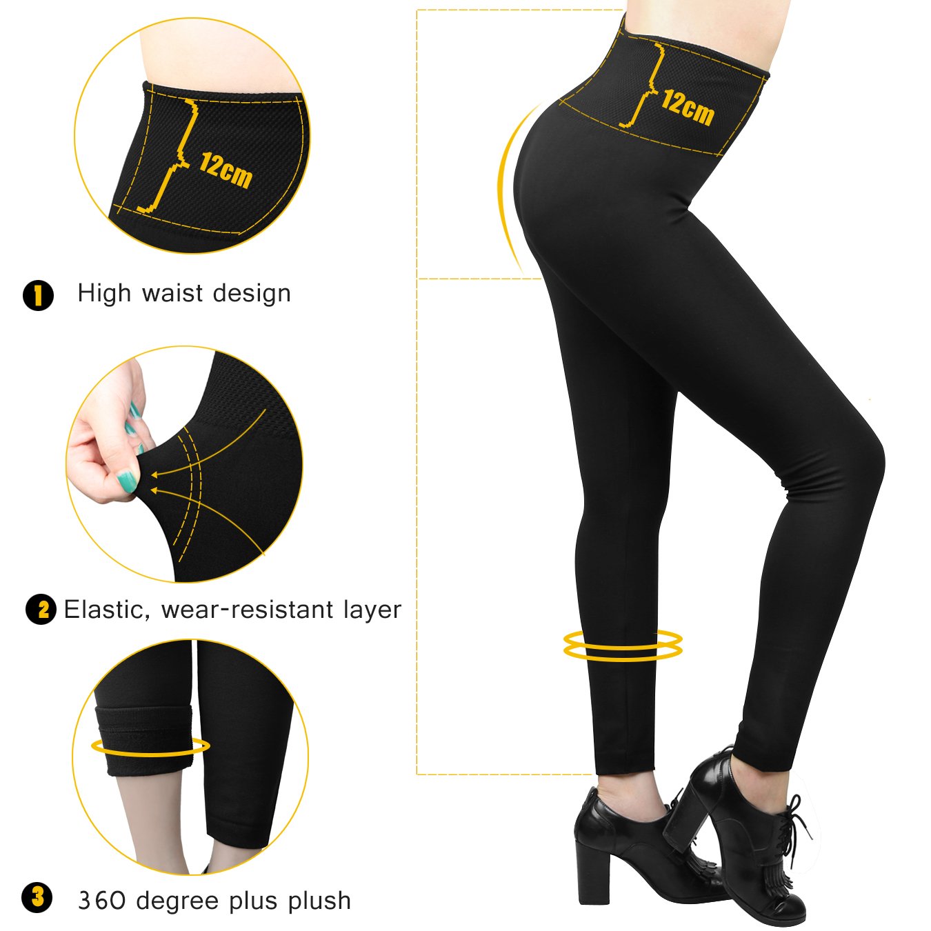 Best Deal for Womens Leggings, 7 Pack High Waist Yoga Pants for