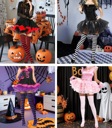 3 paires de chaussettes hautes souples en coton - Noir