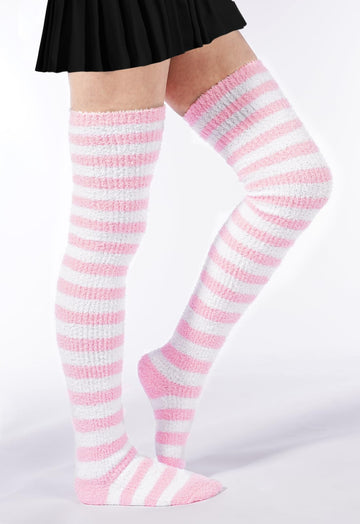 3 paires de chaussettes hautes souples en coton - Noir