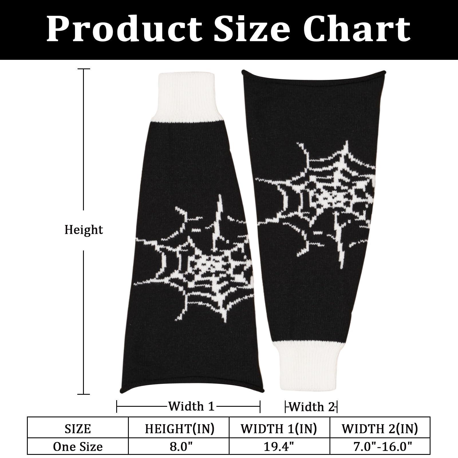 QKURT 2 paar lange beenwarmers, gebreide winter thermische beenwarmers punk knie hoge kousen laarzen manchet warmer voor vrouwen meisjes, geheel zwart, geheel wit, one size QKURT 2 paar lange beenwarmers, gebreide winter thermische beenwarmers punk knie hoge kousen laarzen manchet warmer voor vrouwen meisjes, geheel zwart, geheel wit, one size