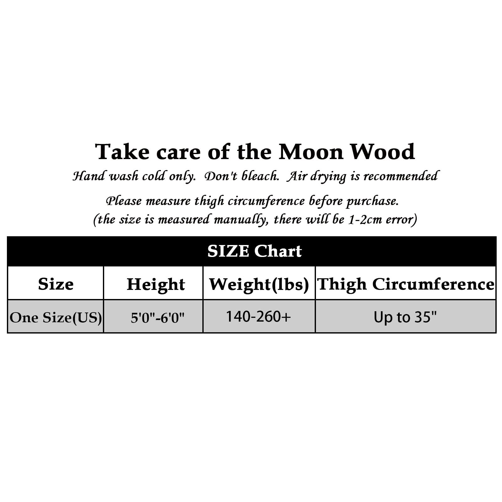 55D Semi Sheer Thigh Highs Stockings for Women - Black - Moon Wood