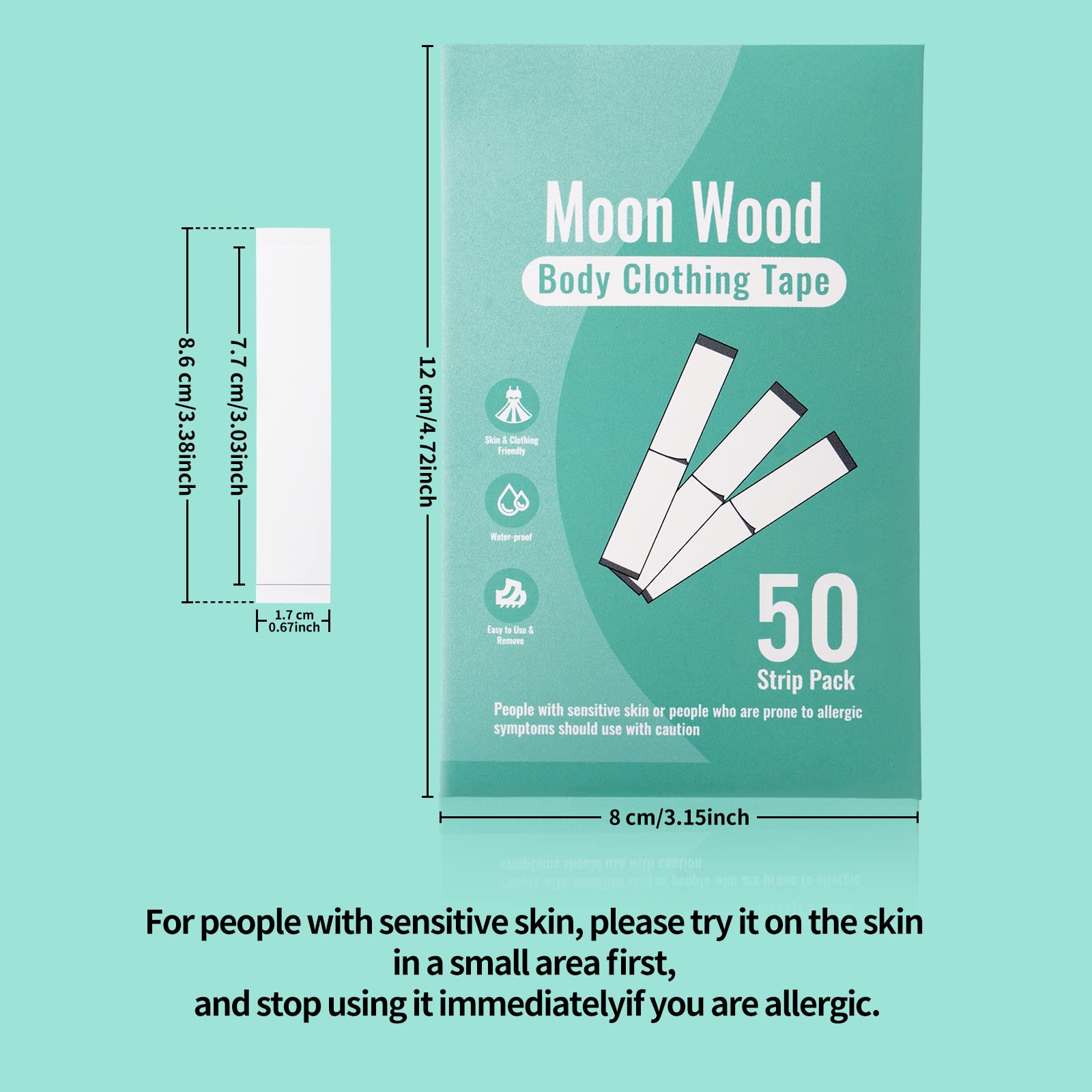 Clothing Strong Clear Body Tape for Women | Moon Wood