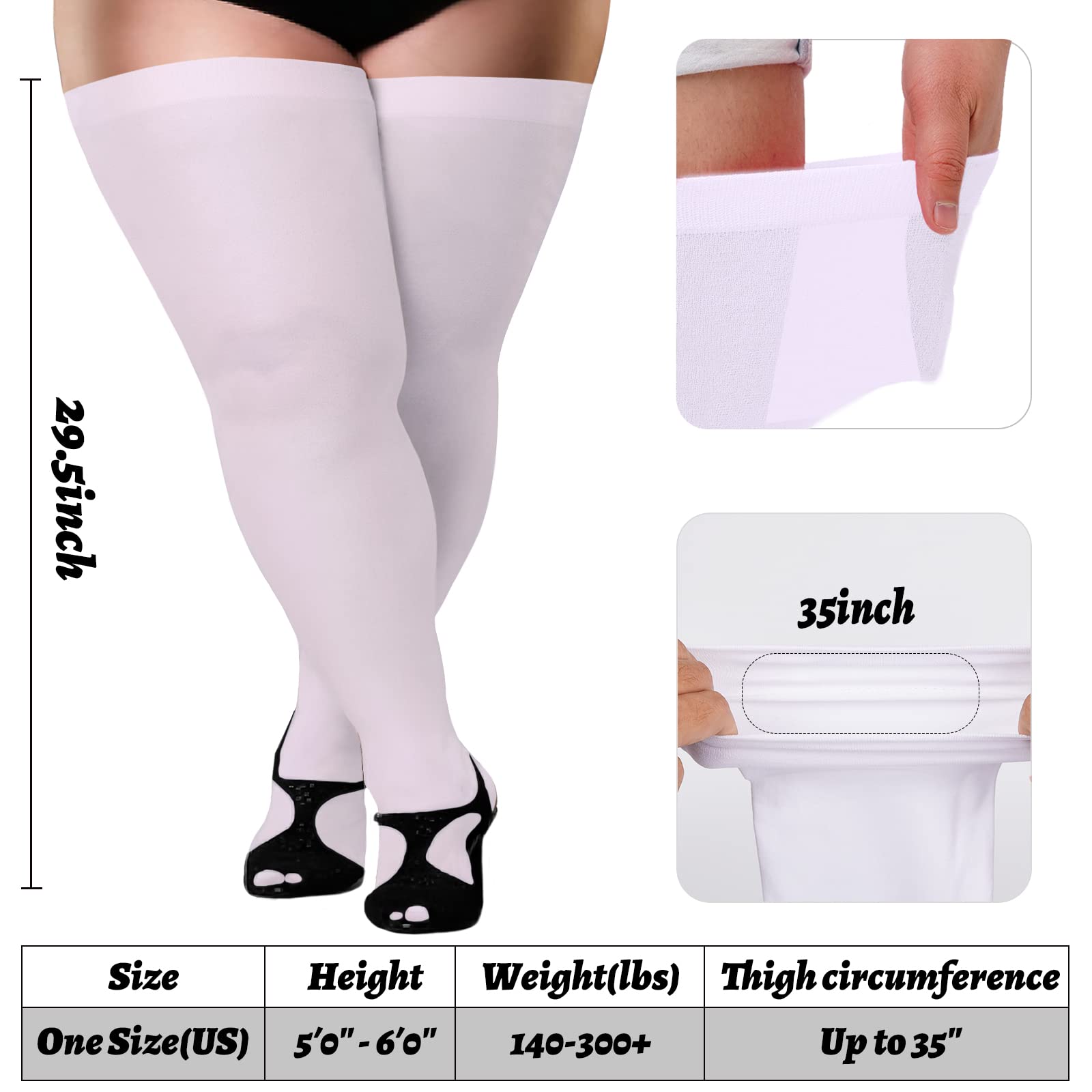 Pop Socks Knee High Nylons Amazon Pair Womens Plain Soft Luxury