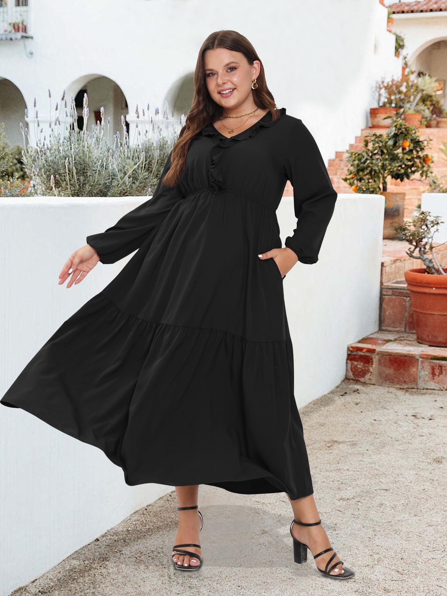 Long Flowy Dresses With Sleeves Maxi Dress Sleeve Kelsey Long