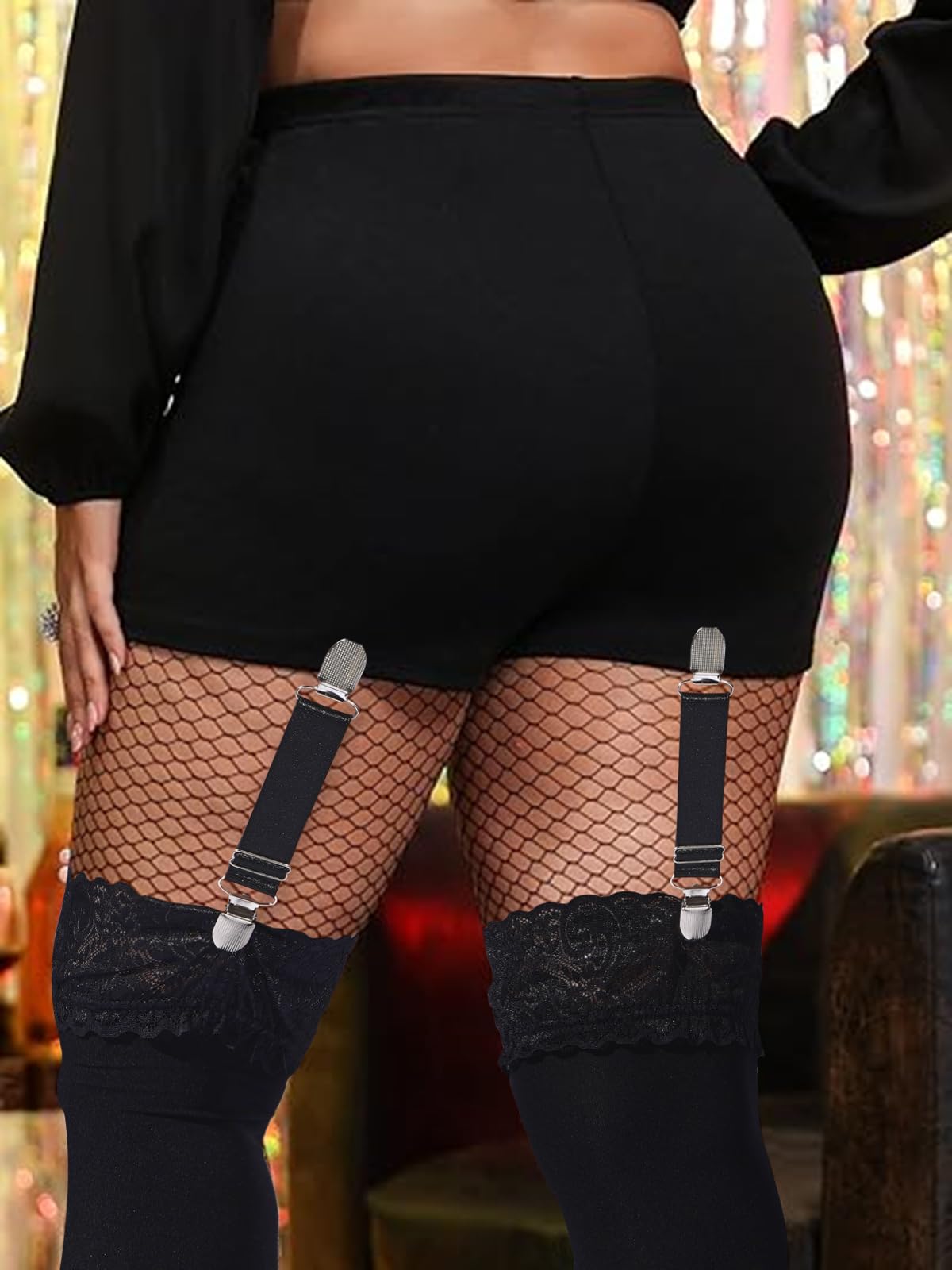 Plus Size Adjustable Thigh Garter Belt