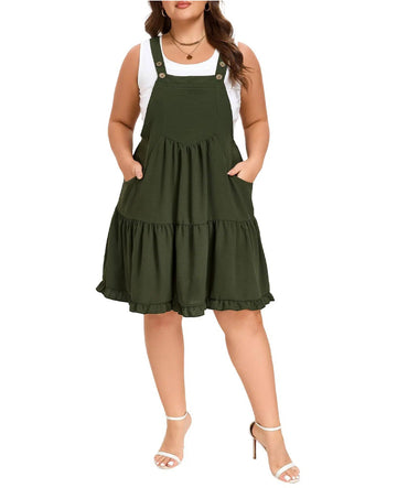 Plus Size Dress Overalls | Moon Wood Plus Size Dress Overalls | Moon Wood