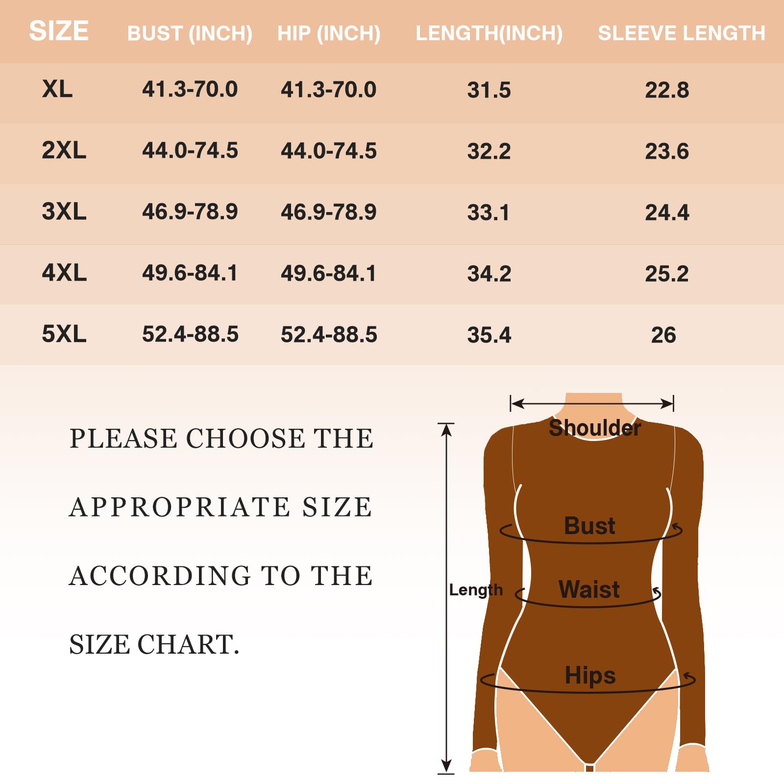 Crew Neck Sleeveless Slick Plus Size Bodysuit for Women - Beige