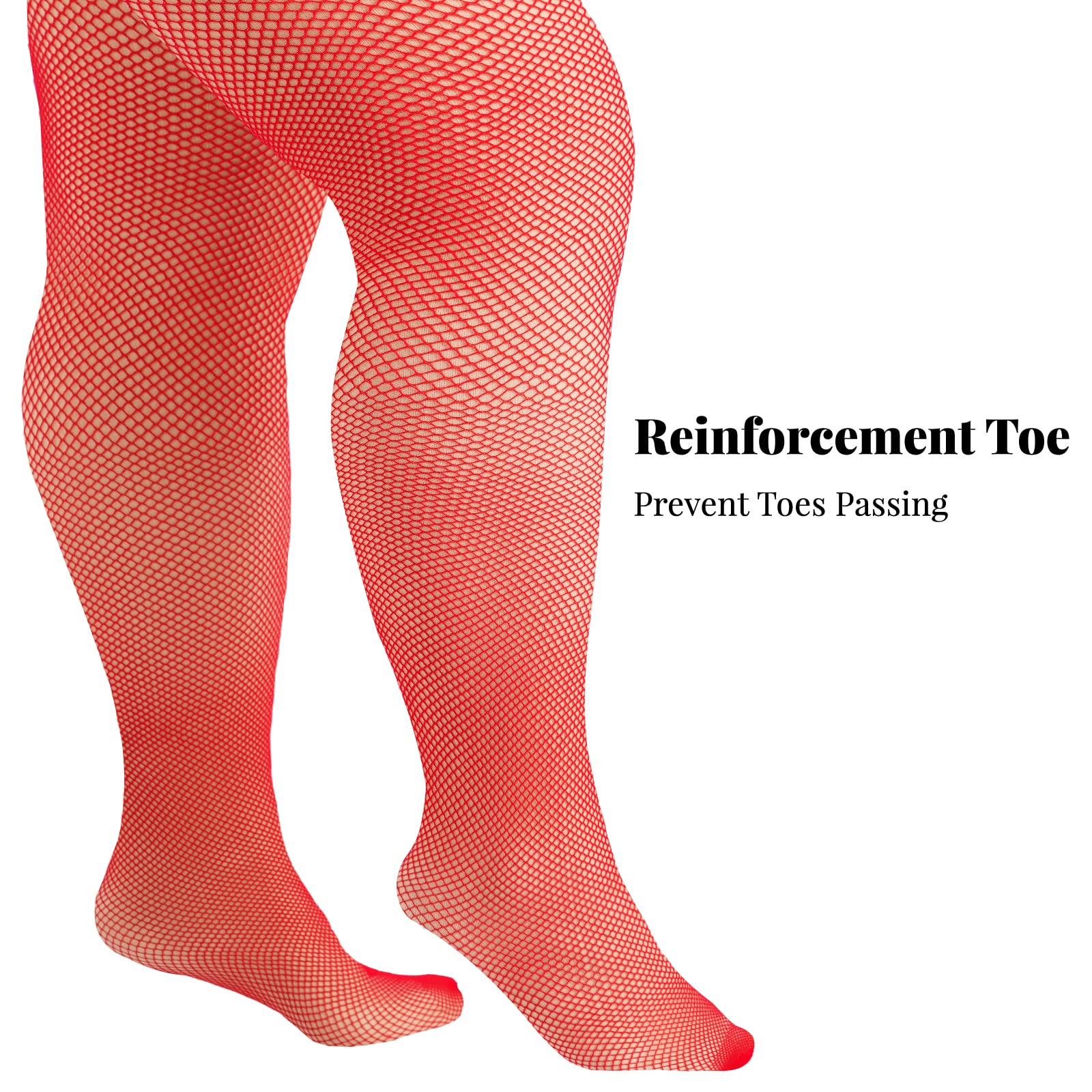 Plus Size Fishnet Stockings Sheer Silicone Lace Moon Wood
