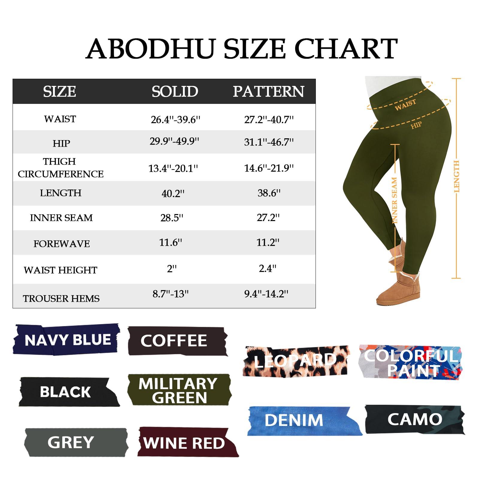 Plus Size Fleece Lined Leggings Women - Military Green-Moon Wood