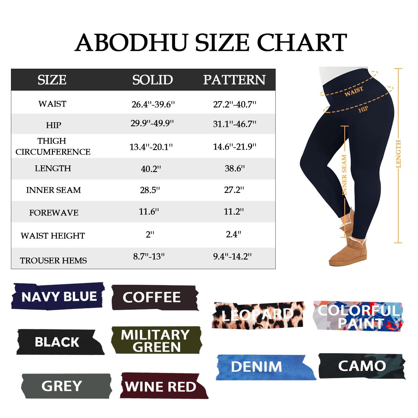 Plus Size Fleece Lined Leggings Women - Navy Blue-Moon Wood