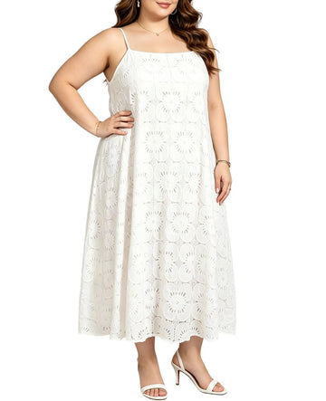 Plus Size Dress - Moon Wood Plus Size Dress - Moon Wood