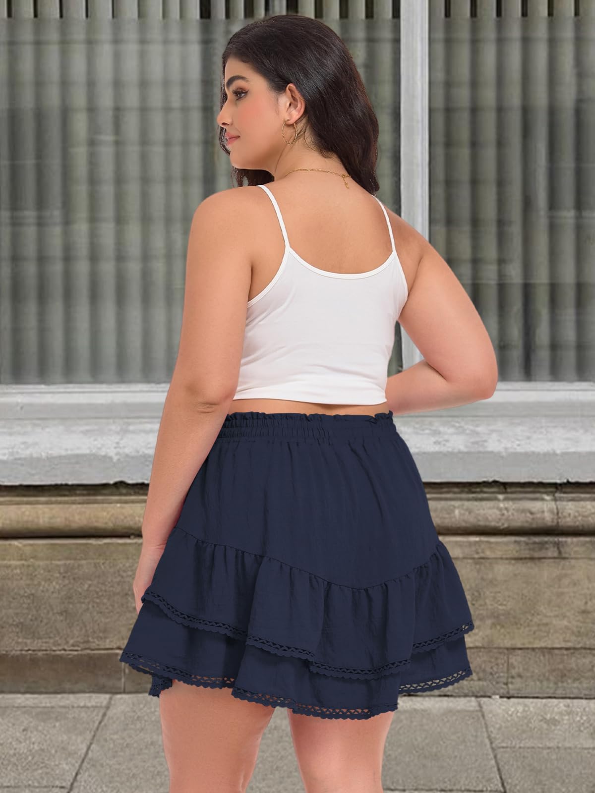 Mini Skirt Long Flowy Skirts 5x Plus Size Mini Skirts Flowy With