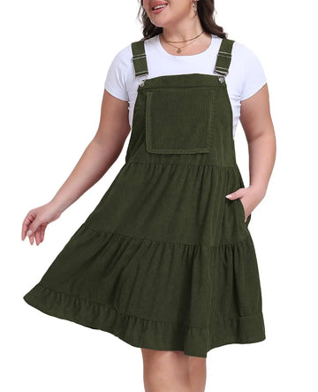 Plus Size Dress Overalls | Moon Wood Plus Size Dress Overalls | Moon Wood