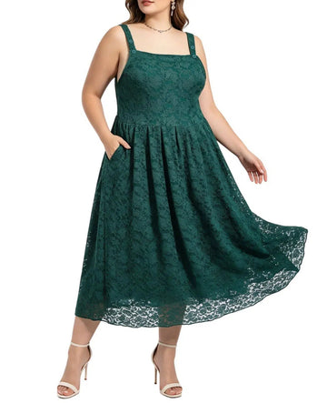 Plus Size Dress - Moon Wood Plus Size Dress - Moon Wood
