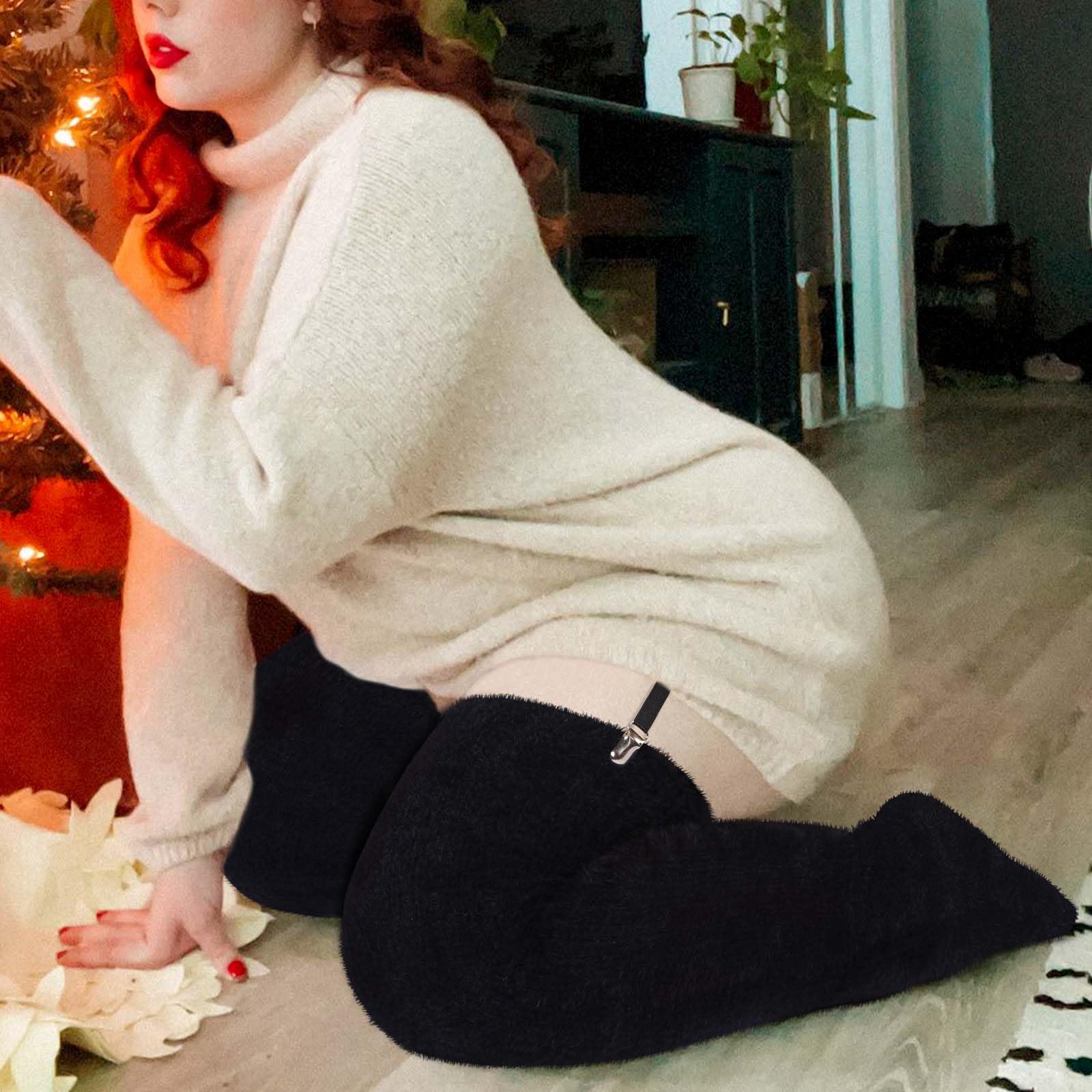 Luxurious CozyPlus Thigh High Socks for Ultimate Comfort - ED main image 1