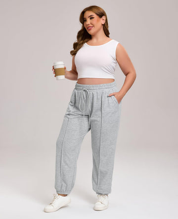 Damen-Shorts mit Waffelmuster, Kordelzug, elastische Taille, Schwarz