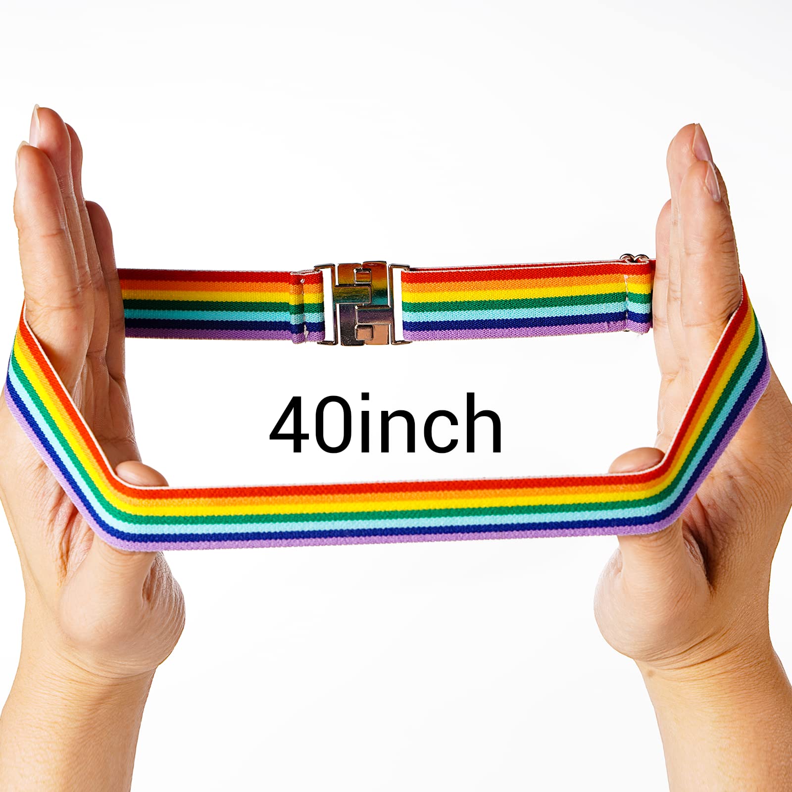 Plus Size Thigh Garter Belt-Rainbow Plus Size Thigh Garter Belt-Rainbow