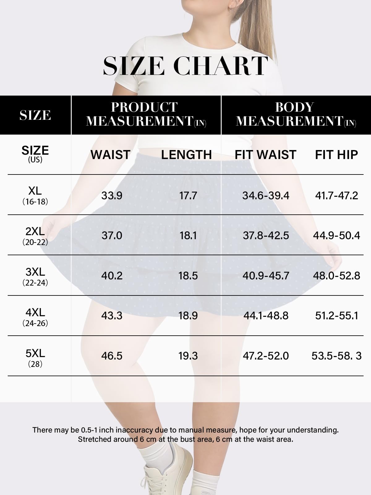 Plus Size Tiered Mini Skirts - Navy-Moon Wood