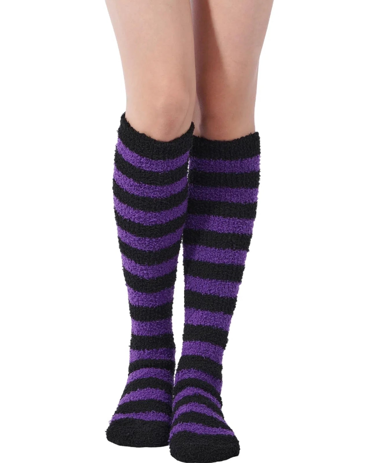 3 paires de chaussettes hautes souples en coton - Noir