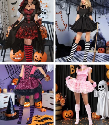 3 Paar Baumwoll-Kniestrümpfe – Schwarz