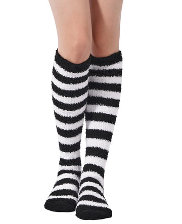 3 Paar Baumwoll-Kniestrümpfe – Schwarz