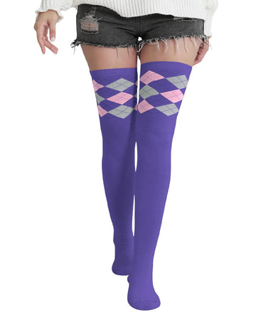 3 paires de chaussettes hautes souples en coton - Noir