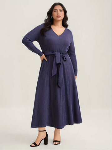 Bulk Plus-Size Navy Blue Maxi Dress 14 Pcs product image 2