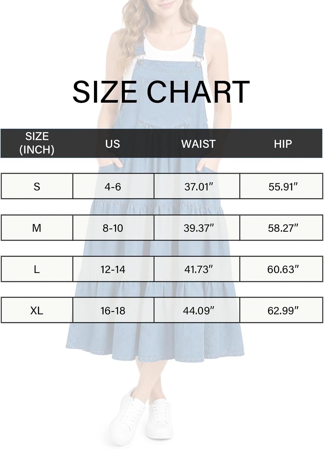 Moon Wood Ashleigh Blue Denim Overall Dress - view 7