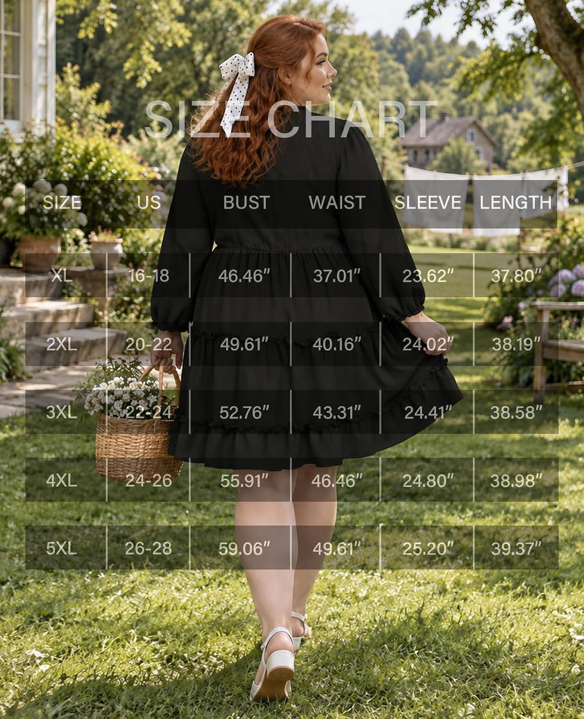 Moon Wood Womens Plus Size Fall Dresses Long Sleeve Dress Mini Dress With Pocket - Black