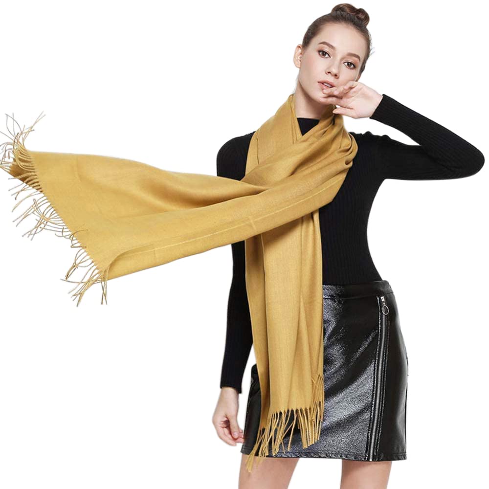 Blanket Scarfs for Women Cashmere Shawls  78.5"x27.5" - Moon Wood