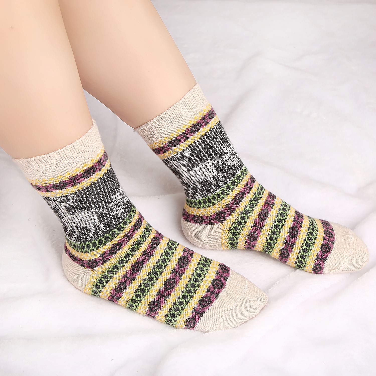 Crew Socks Christmas Soft Socks Gifts - Moon Wood