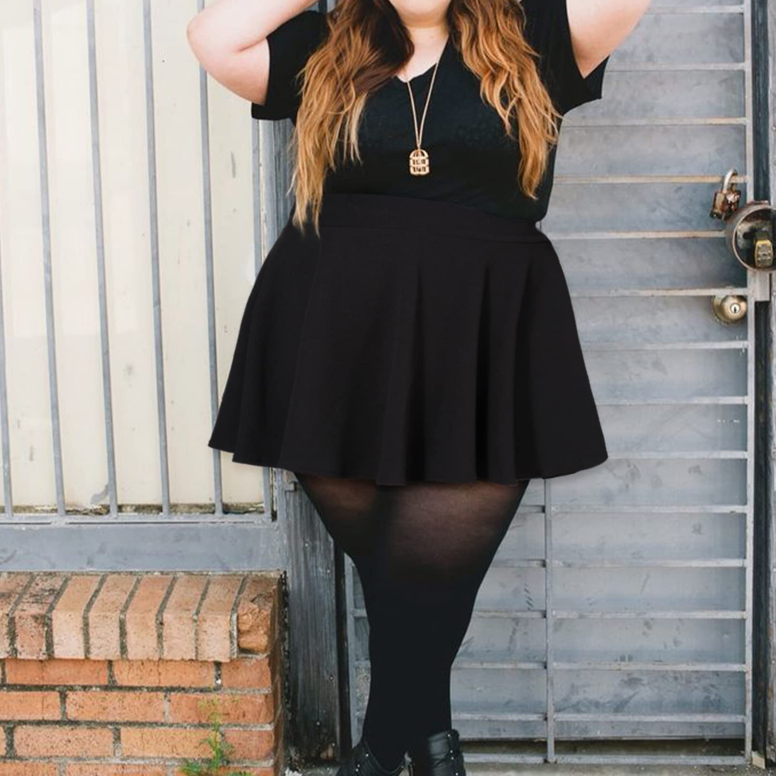 What tights do you recommend when wearing a black skirt? - Quora