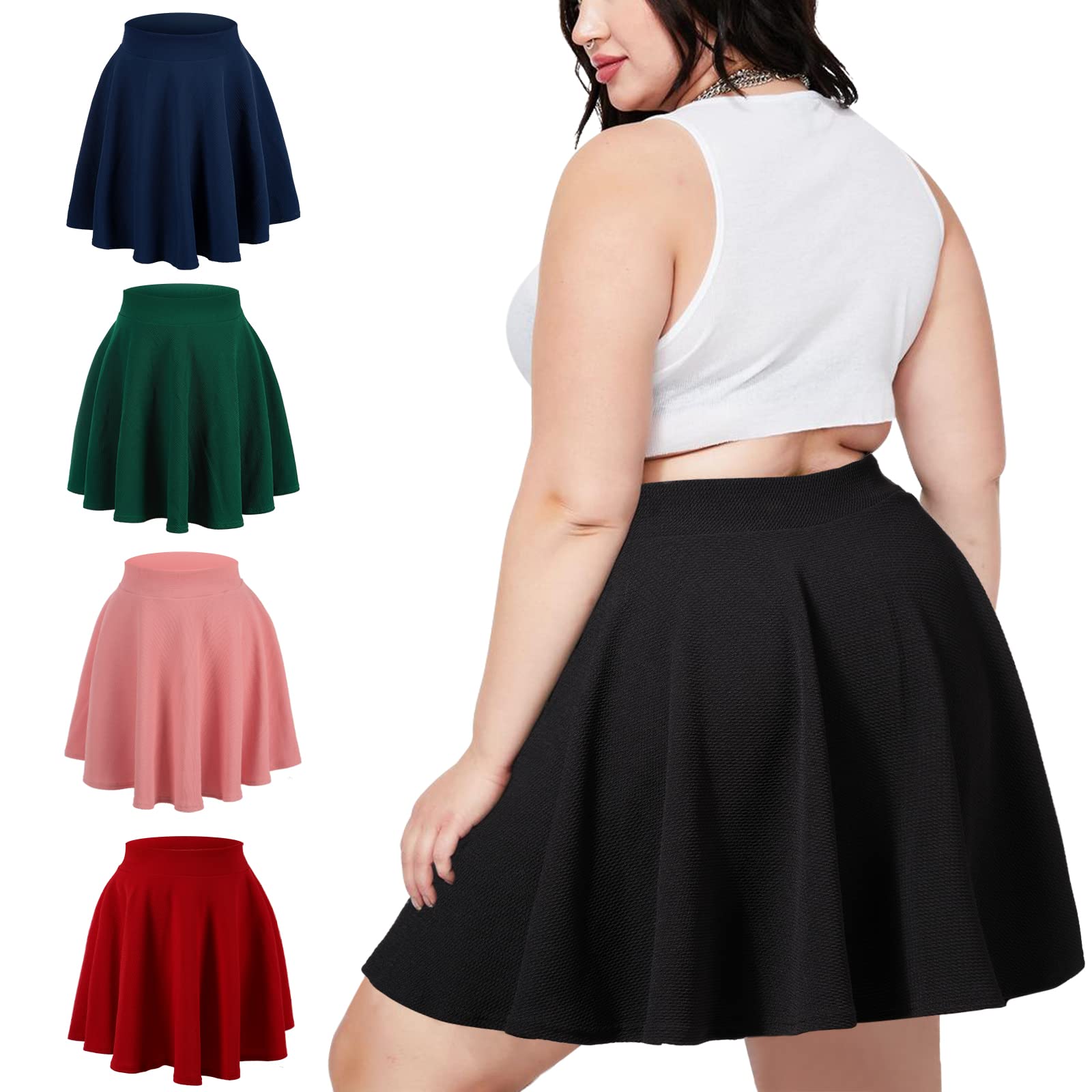 Mini Skirt How To Make Plus Size Skater Skirt Hanna Nikole Women