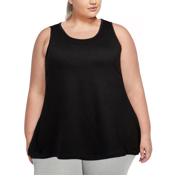 Plus Size Tank Tops for Women Summer Sleeveless T-Shirts Loose-Black
