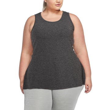 Plus Size Tank Tops for Women Summer Sleeveless T-Shirts Loose-Grey