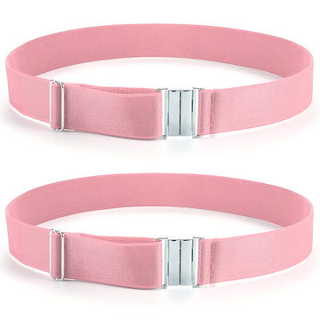 Pink Stretchable Belt, Plus Size