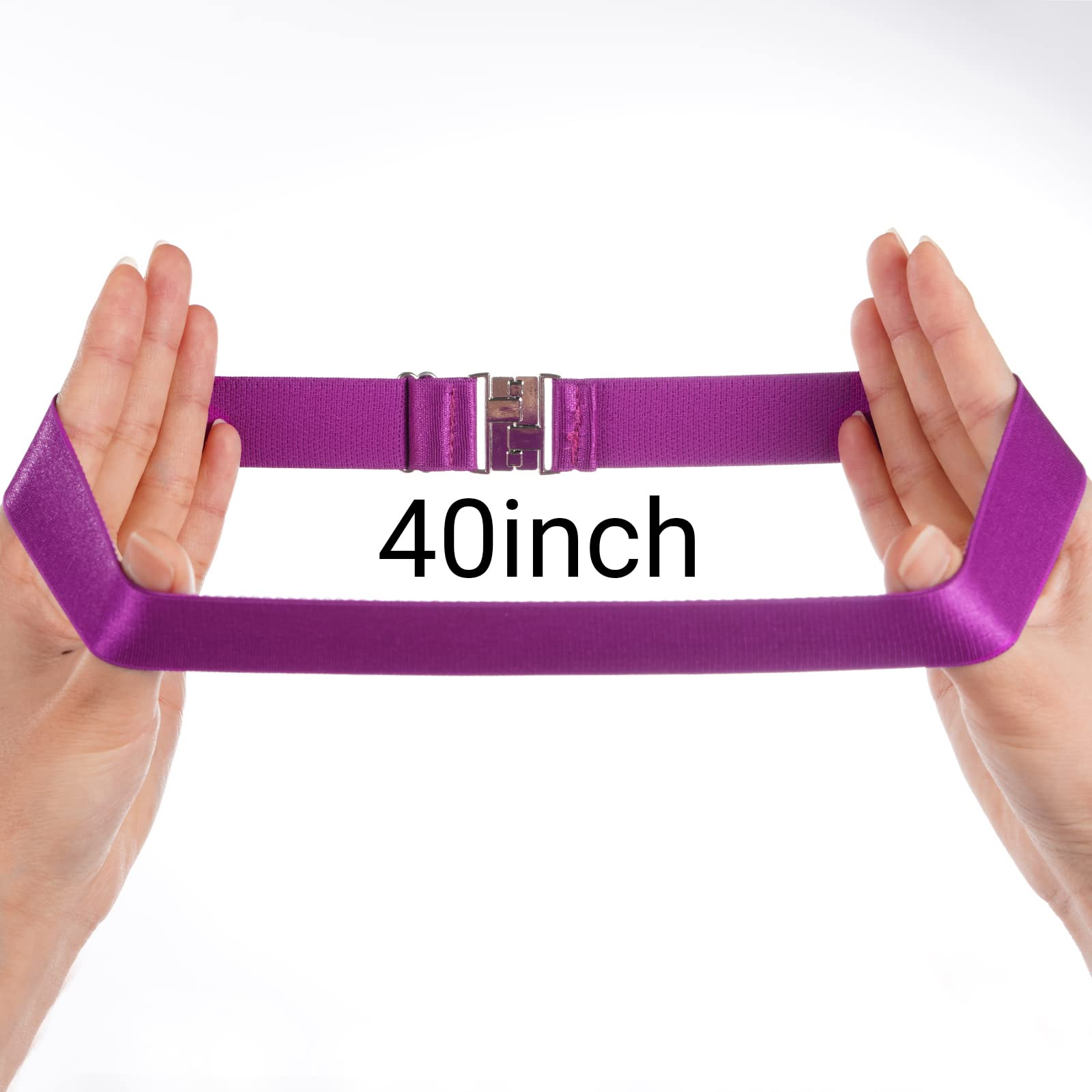 Plus Size Thigh Garter Belt-Purple - Moon Wood